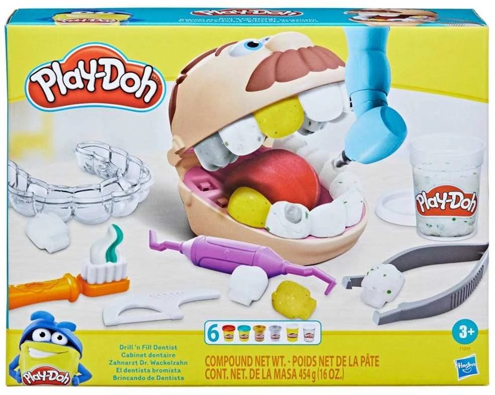 PLAY-DOH Plastilino rinkinys „Dantistas“