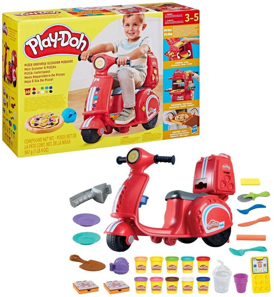PLAY-DOH žaidimų rinkinys Picos pristatymo paspirtukas 49 cm