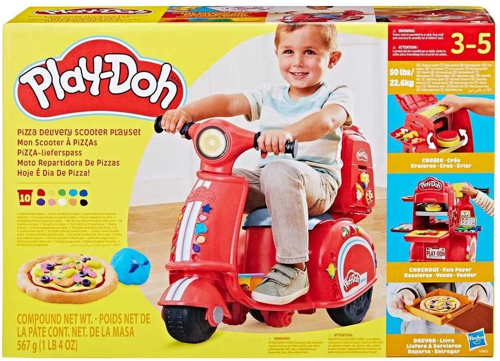 PLAY-DOH žaidimų rinkinys Picos pristatymo paspirtukas 49 cm