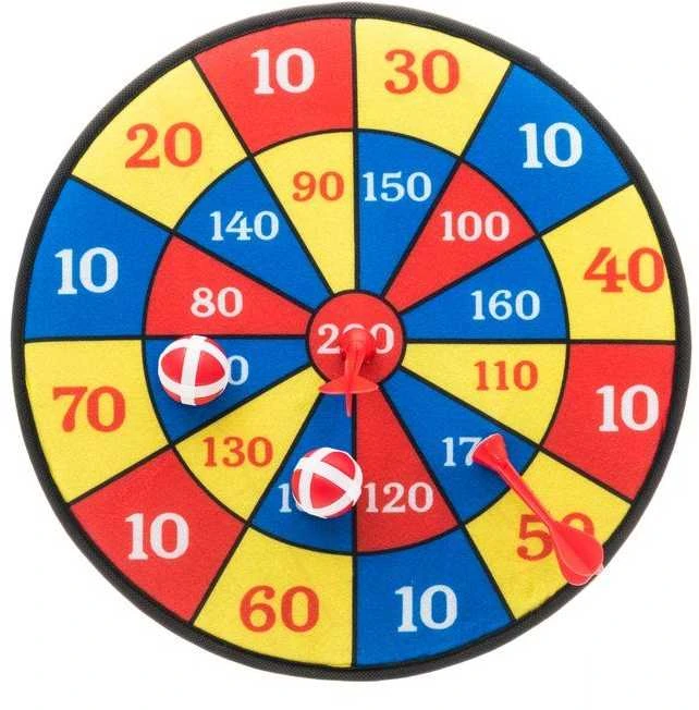 I-Play Žaislinis smiginis su kamuoliukais Play 5vnt.