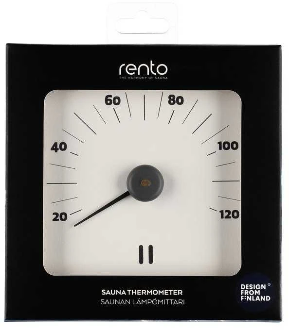 Aliuminis saunos termometras RENTO, baltas