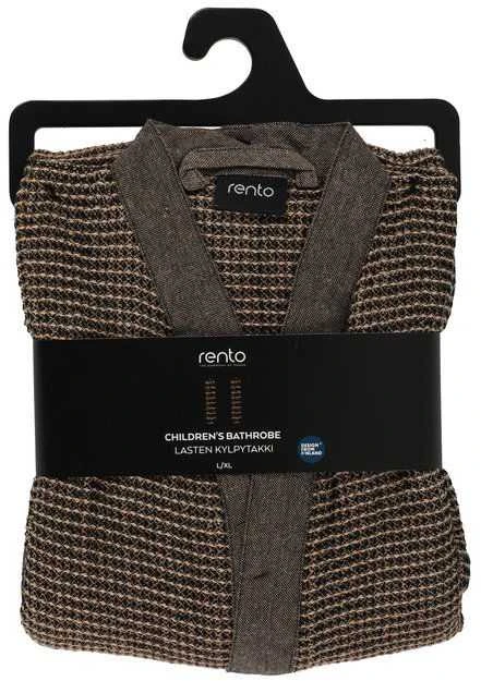 Vaikiškas chalatas Rento, rudas, L/XL dydis