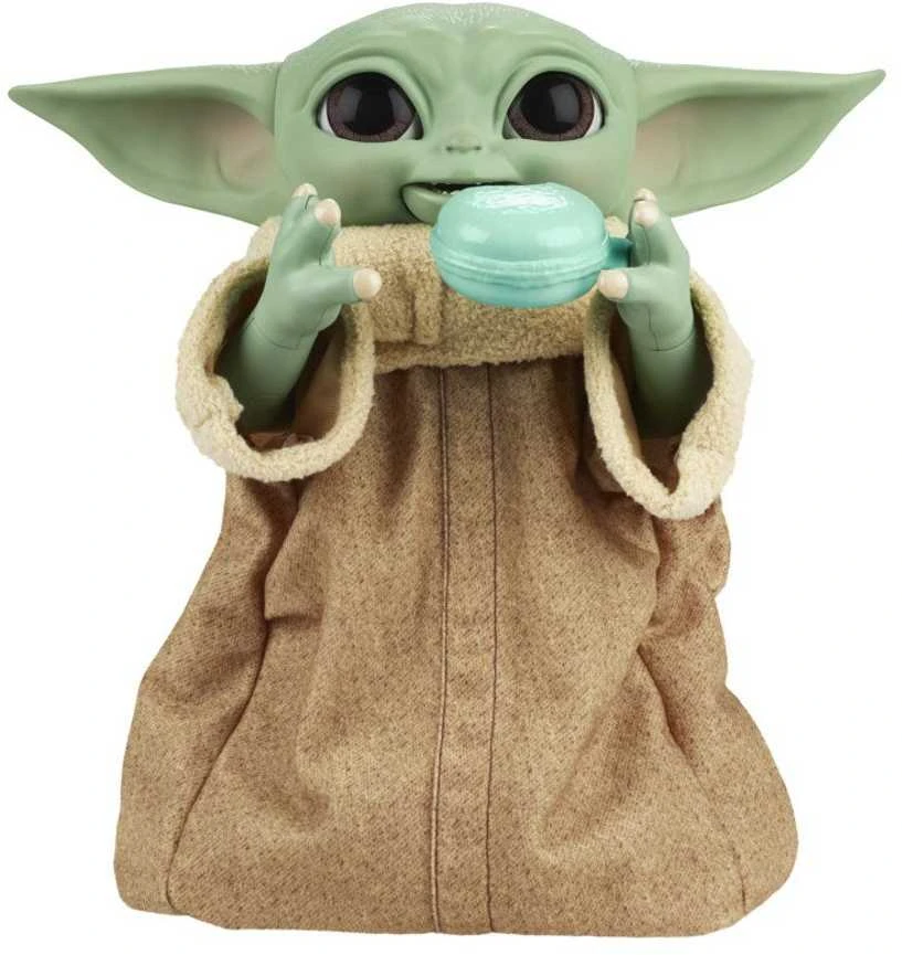 Hasbro Star Žvaigždžių karų SW interaktyvus žaislas Galaktikos užkandžių Grogu 23,5 cm