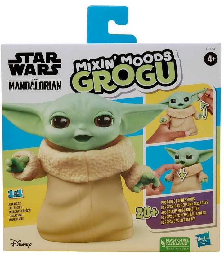 Star Wars Veido išraišką keičianti Grogu figūrėlė, 12 cm