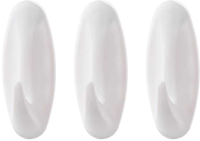 Tarmo Priklijuojami kabliukai 3x8 cm, 3 vnt