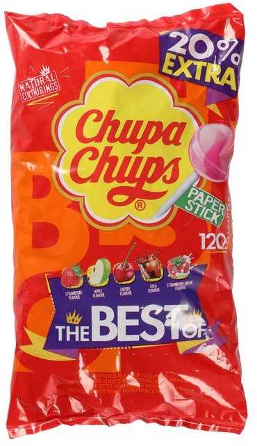 Toimittajan Brandi Tiekėjas Brandi Chupa Chups Best of Lollipops 1440 g FI-SV-ET-LV-LT 120 vnt.