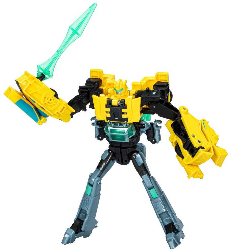 Transformers EarthSpark Cyber-Combiner Bumblebee ir Mo Malto veiksmo figūrėlės