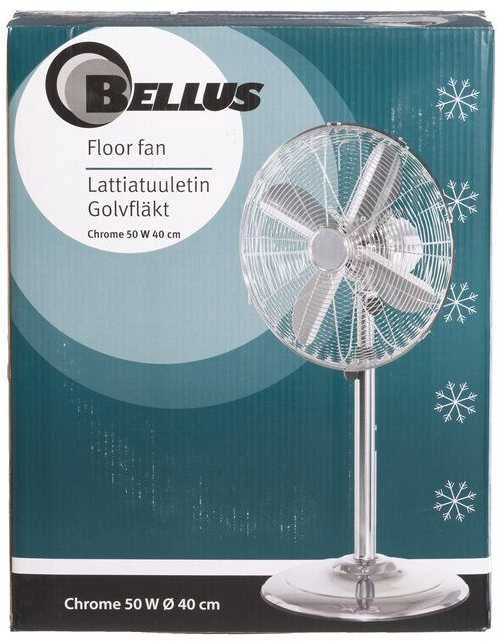 Bellus Pastatomas Ventiliatorius chromo spalvos 50 W 40 cm