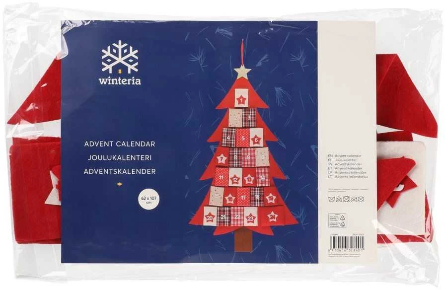 Advento kalendorius WINTERIA supakuotas