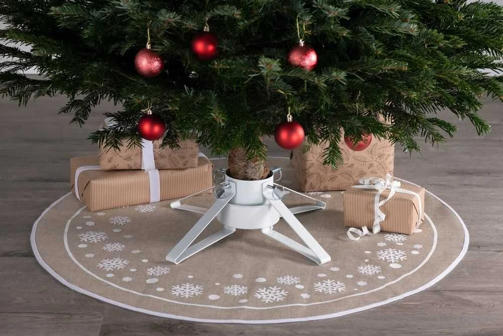 Winteria Kalėdų eglutės stovas Nordic baltas