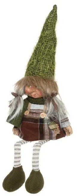 Šventinė dekoracija Winteria Troll Gnome, 42 cm