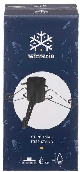 Winteria Kalėdų eglutės stovas "Nostalgija", juodas