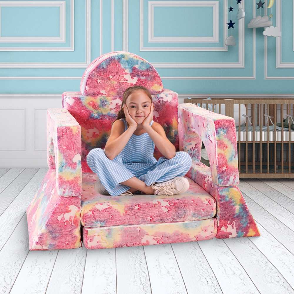10 dalių modulinė sofa vaikams Unicorn