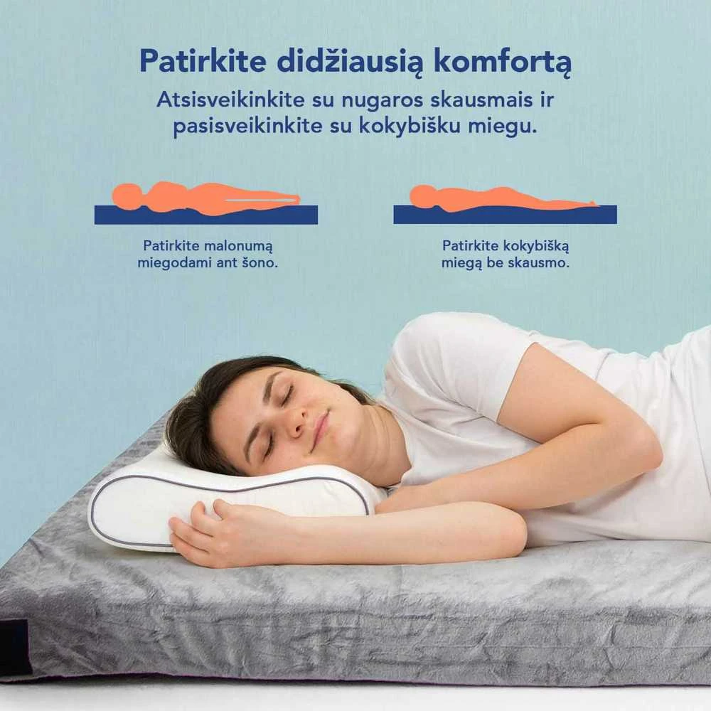 Čiužinys Komfortiškas Universalus Antčiužinis 200x90x7cm