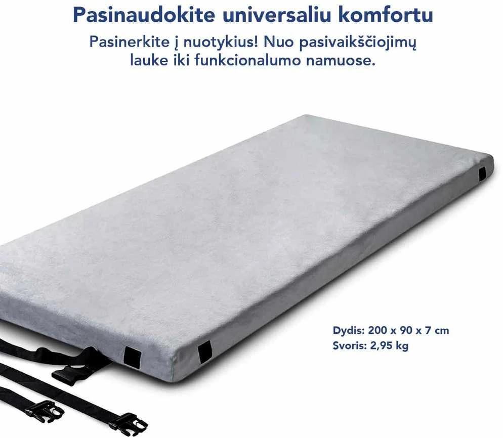 Čiužinys Komfortiškas Universalus Antčiužinis 200x90x7cm