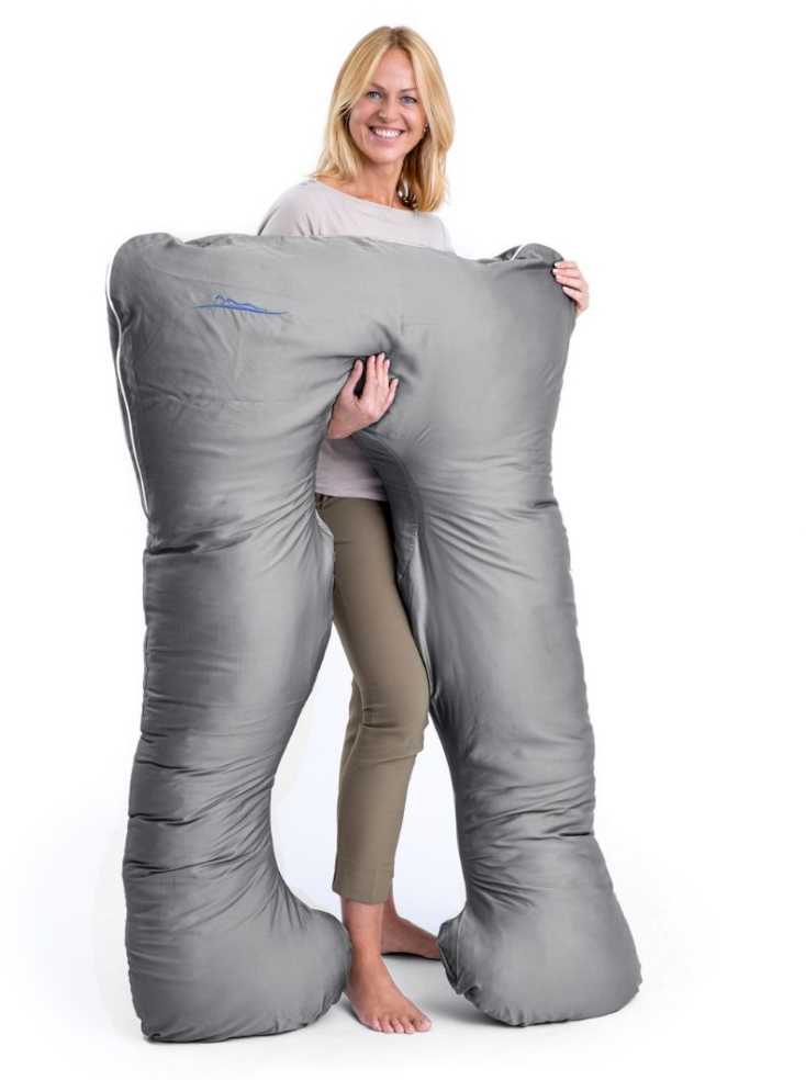 Komforto pagalvė MKS 100x150 cm Bambukas- pilka