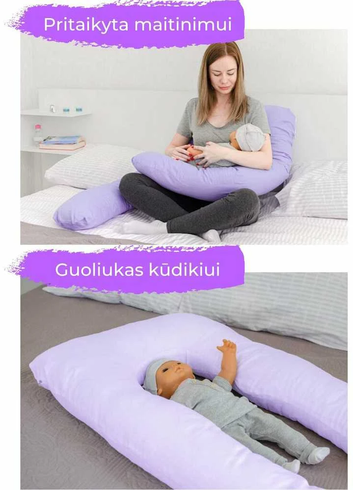 Miego pagalvė nėščiosioms Violetinė