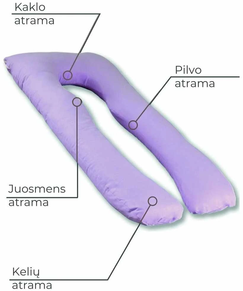Miego pagalvė nėščiosioms Violetinė