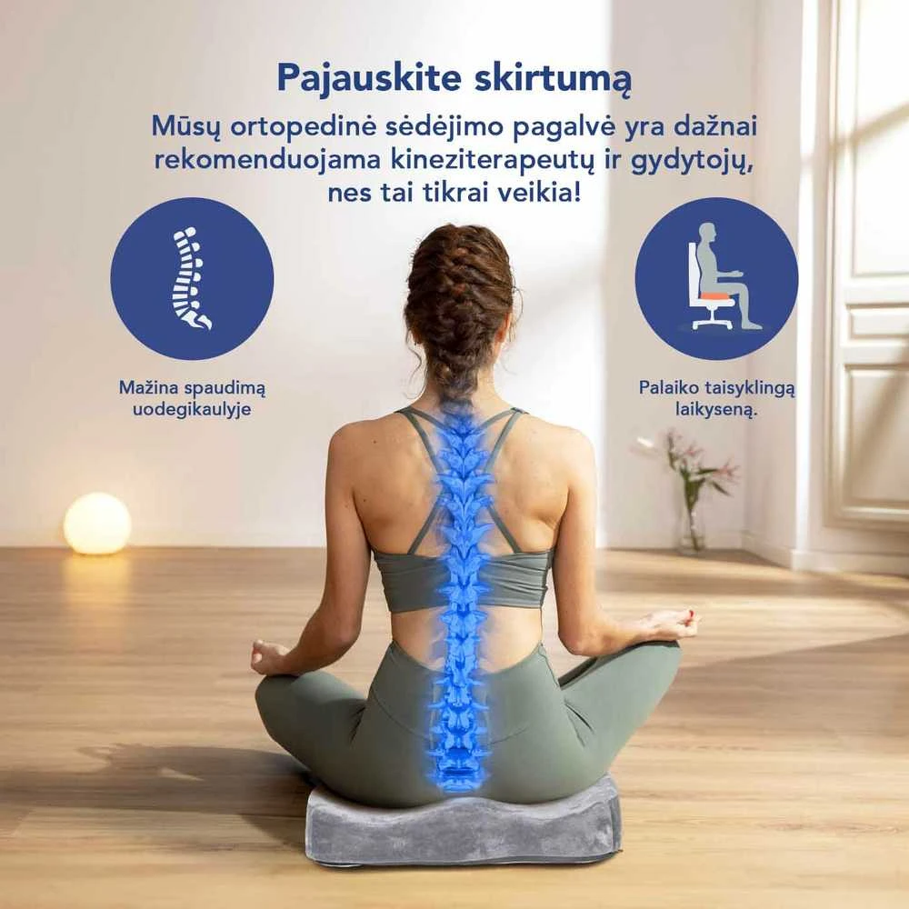 Ortopedinė sėdėjimo pagalvė