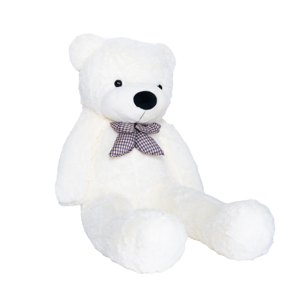 Pliušinis meškinas MKS Baltas Teddy, 120 cm, baltas
