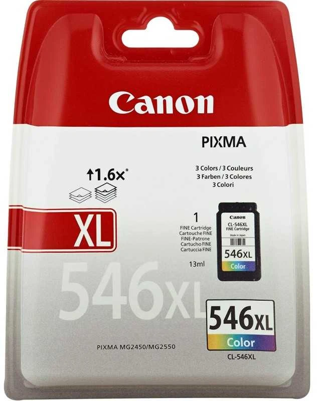 CANON 1LB CL-546XL spalvoto rašalo kasetė didelės talpos 13 ml 300 puslapių 1 pak.