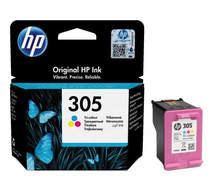 Hewlett Packard (HP) HP 305 trispalvė originali rašalo kasetė