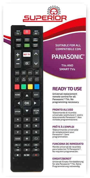 SUPERIOR Universalus „Panasonic“ televizorių nuotolinio valdymo pultas