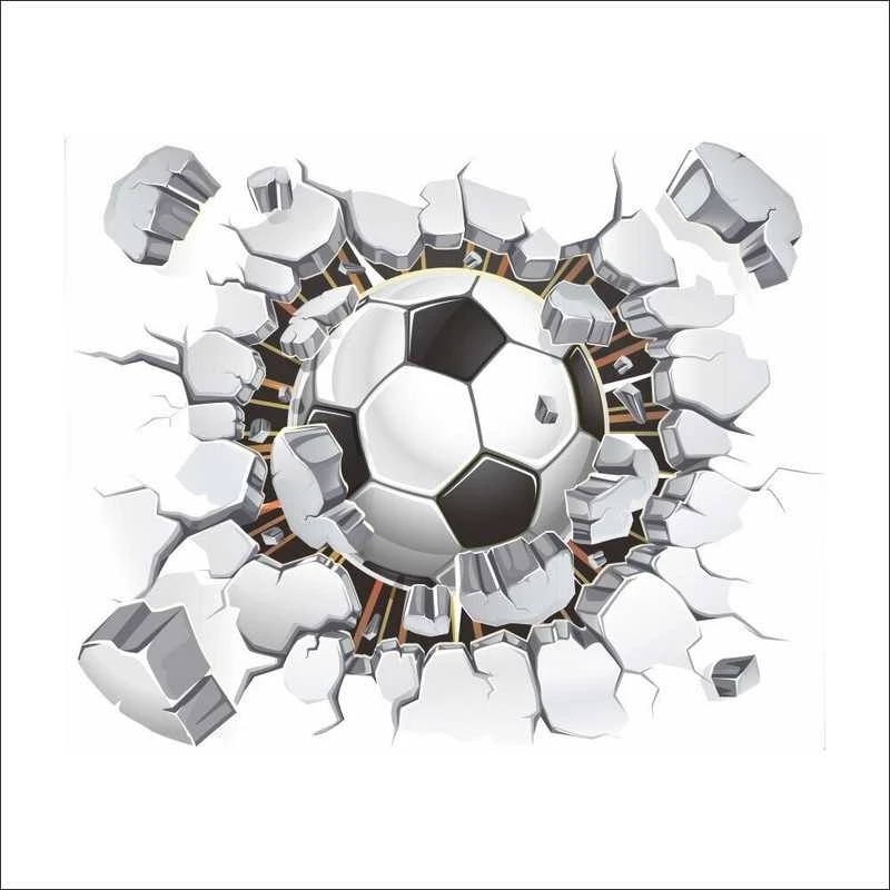 Vaikiškas interjero lipdukas Futbolo kamuolys