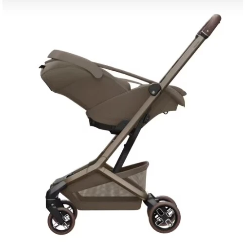 Automobilinė kėdutė Maxi Cosi Coral Slide Pro 40-87cm (0-13kg) i-size Oak Truffle + isofix + strype