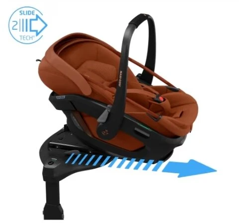 Automobilinė kėdutė Maxi Cosi Coral Slide Pro 40-87cm (0-13kg) i-size Copper Terra + isofix + strype