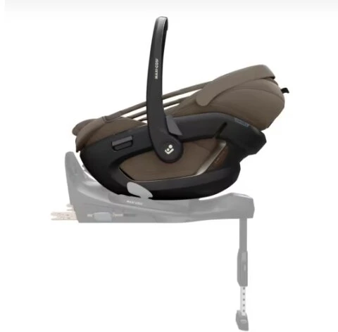 Automobilinė kėdutė Maxi Cosi Coral Slide Pro 40-87cm (0-13kg) i-size Oak Truffle + isofix + strype