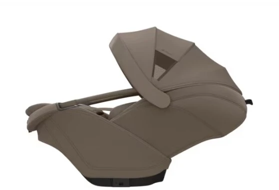 Automobilinė kėdutė Maxi Cosi Coral Slide Pro 40-87cm (0-13kg) i-size Oak Truffle + isofix + strype