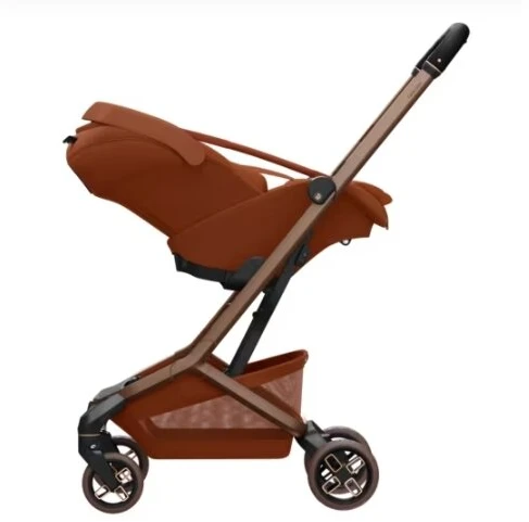 Automobilinė kėdutė Maxi Cosi Coral Slide Pro 40-87cm (0-13kg) i-size Copper Terra + isofix + strype