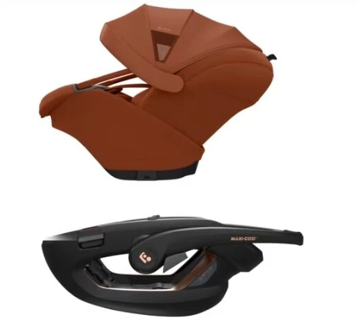 Automobilinė kėdutė Maxi Cosi Coral Slide Pro 40-87cm (0-13kg) i-size Copper Terra + isofix + strype
