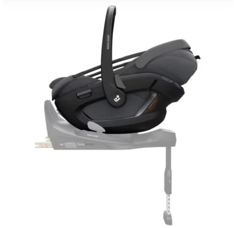 Automobilinė kėdutė Maxi Cosi Coral Slide Pro 40-87cm (0-13kg) i-size Moon Graphite + isofix + strype