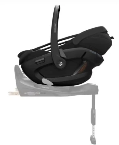 Automobilinė kėdutė Maxi Cosi Coral Slide Pro 40-87cm (0-13kg) i-size Juodas Onyx + isofix + strype