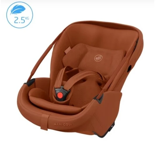 Automobilinė kėdutė Maxi Cosi Coral Slide Pro 40-87cm (0-13kg) i-size Copper Terra + isofix + strype