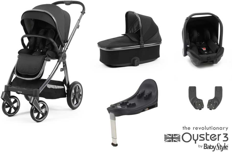 Babystyle Sportinis vežimėlis Oyster 3 Carbonite