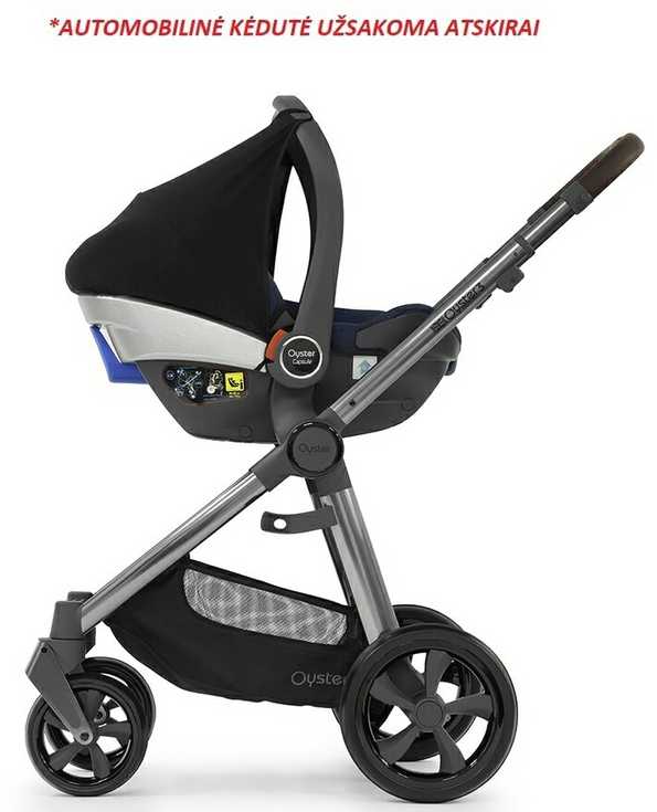 BabyStyle Oyster 3 stilingas vaikiškas vežimėlis | tamsiai mėlynos spalvos "Twilight"