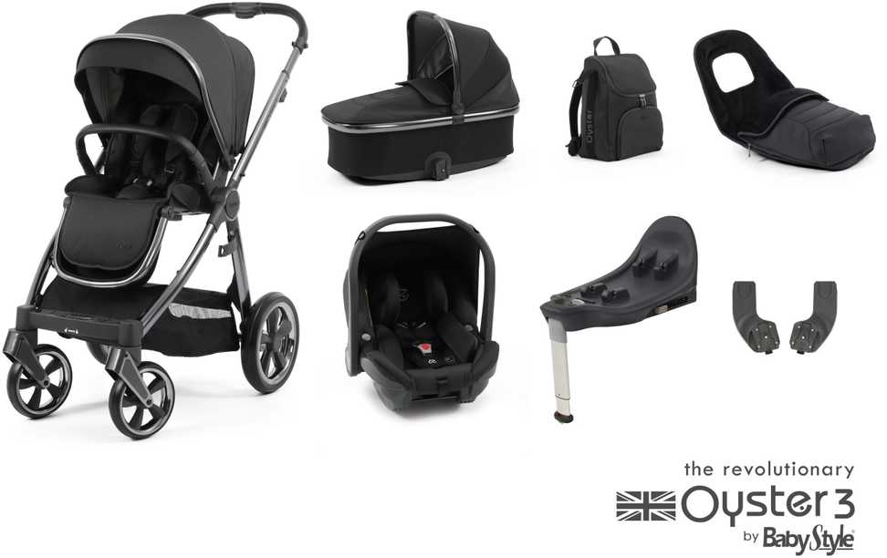 Babystyle Sportinis vežimėlis Oyster 3 Carbonite