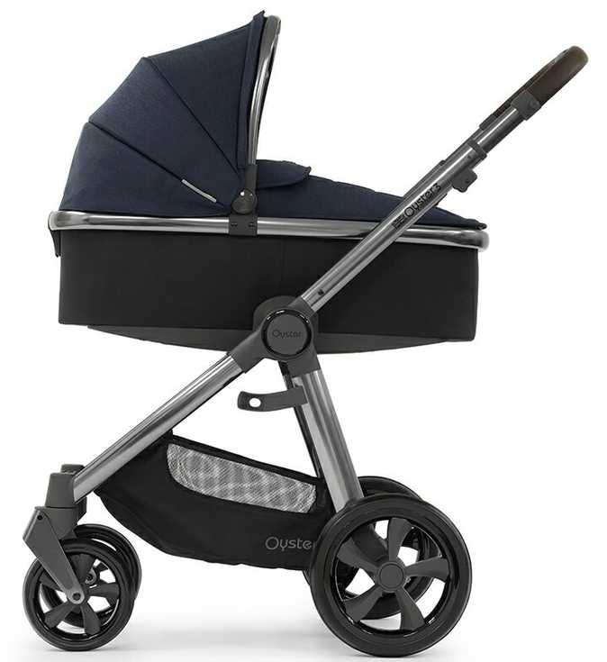 BabyStyle Oyster 3 stilingas vaikiškas vežimėlis | tamsiai mėlynos spalvos "Twilight"