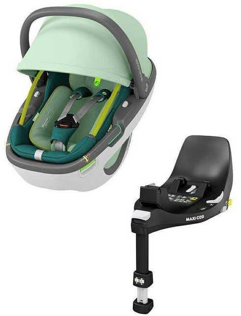 Maxi-Cosi Coral 360 automobilinė kėdutė + FamilyFix 360 Bazė - Essential Neo Žalias 0-13 kg