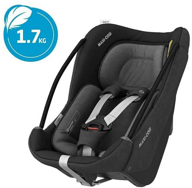 Maxi-Cosi Coral 360 i-Size automobilinė kėdutė Essential Graphite 0-13 kg