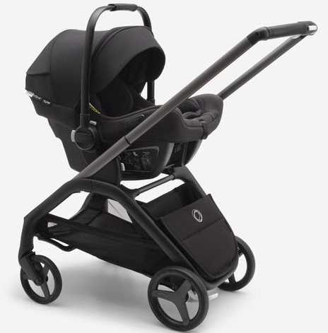 Universalus vežimėlio komplektas Bugaboo Dragonfly 2in1 Stormy Mėlyna/Midnight juodas/ juodas frame