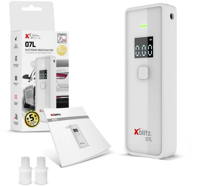 Alkotesteris XBLITZ 07L SEMICONDUCTOR BREATHALYZER