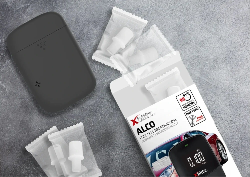 XBLITZ ALCO - Elektrocheminis alkotesteris