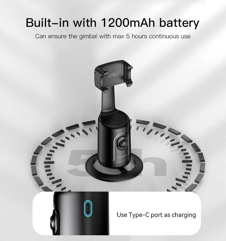 Asmen.lazda Yesido SF15 1200mAh 360 autom.veid,sekimas