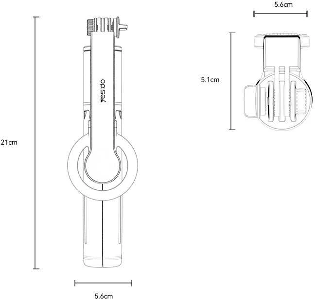 Asmen.lazda Yesido SF19 magnetinis