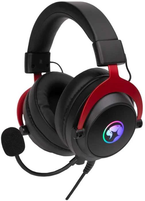 MARVO HG9067 Tactic 70 RGB Laidinės žaidimų ausinės | USB | Juodos
