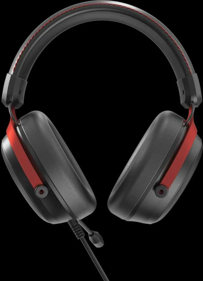 MARVO HG9076 Tactic X Pro RGB laidinės žaidimų ausinės | Juodos